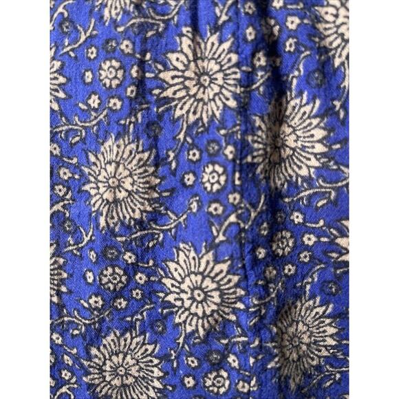 Hollister Short Sleeved Top Blouse X-Small Multicolor Blue, Tan and Pink - Picture 5 of 5